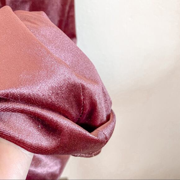 Mind Code Mauve Velour Spaghetti Strap Mini Dress Size Medium - Picture 10 of 12